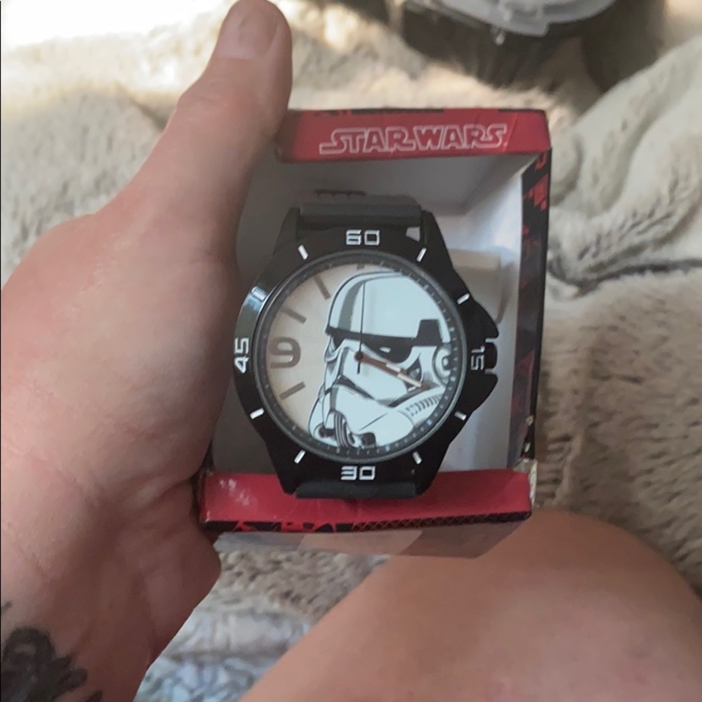 Disney Star Wars Storm Trooper Analog Quartz Watch